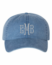 Load image into Gallery viewer, Pigment Dyed Hat | Embroidery
