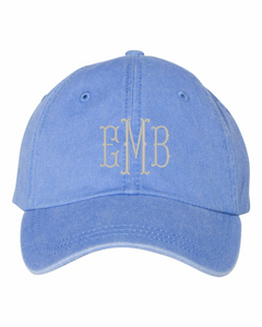 Pigment Dyed Hat | Embroidery