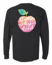 Load image into Gallery viewer, Watercolor Apple Monogram | Stay Kind | Long Sleeve
