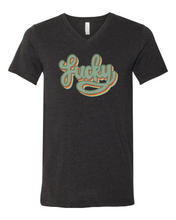 Load image into Gallery viewer, Retro Lucky | vneck tee
