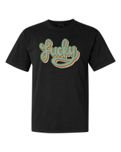 Load image into Gallery viewer, Retro Lucky  | Comfort Colors Tee
