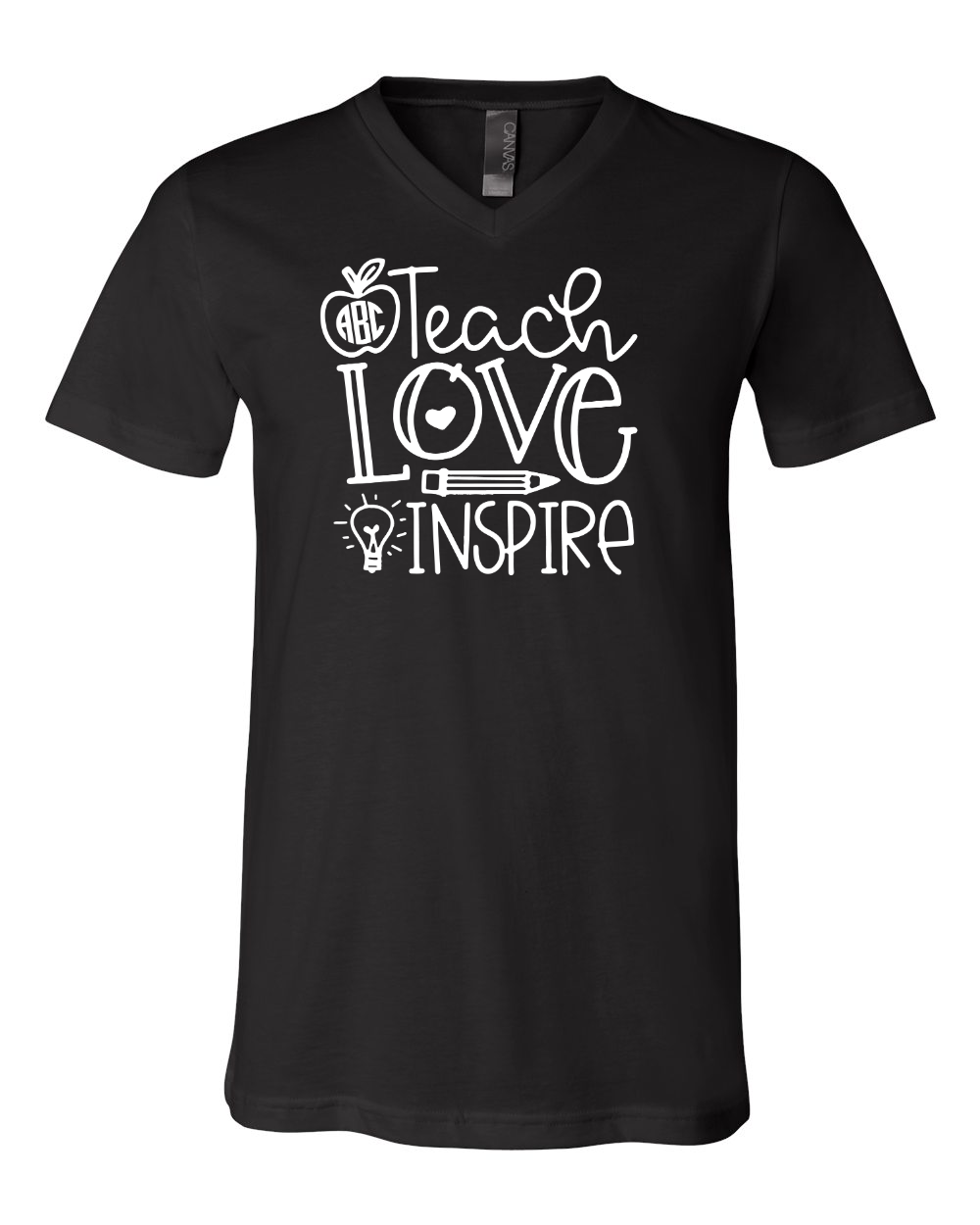 Teach • Love • Inspire | Vneck Tee