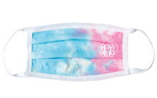 Load image into Gallery viewer, Pastel Tie Dye Face Mask | Monogrammed
