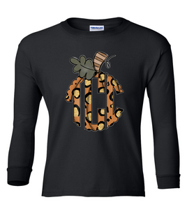 "Wild About Fall" Monogram Youth Tee