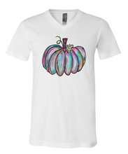 Load image into Gallery viewer, Poppin&#39; Pumpkin Vneck Tee
