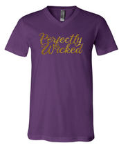 Load image into Gallery viewer, Perfectly Wicked | Vneck Tee
